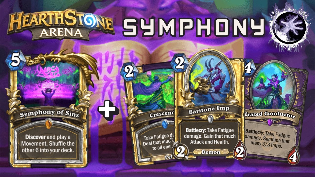 Symphony Of The Apocalypse | 12 Win Warlock Hearthstone Arena Underground