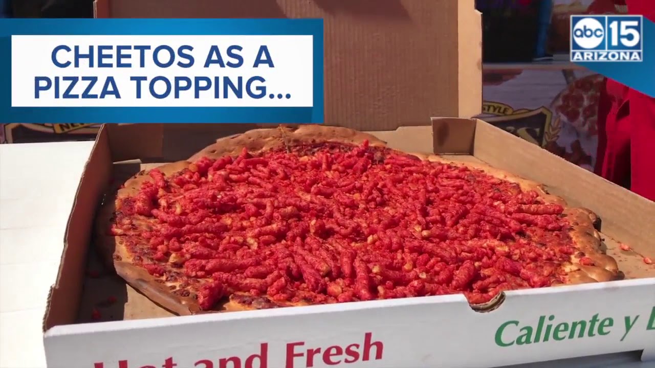 WOULD YOU? Flamin' Hot Cheetos Pizza at the Arizona State Fair - ABC15 Digital