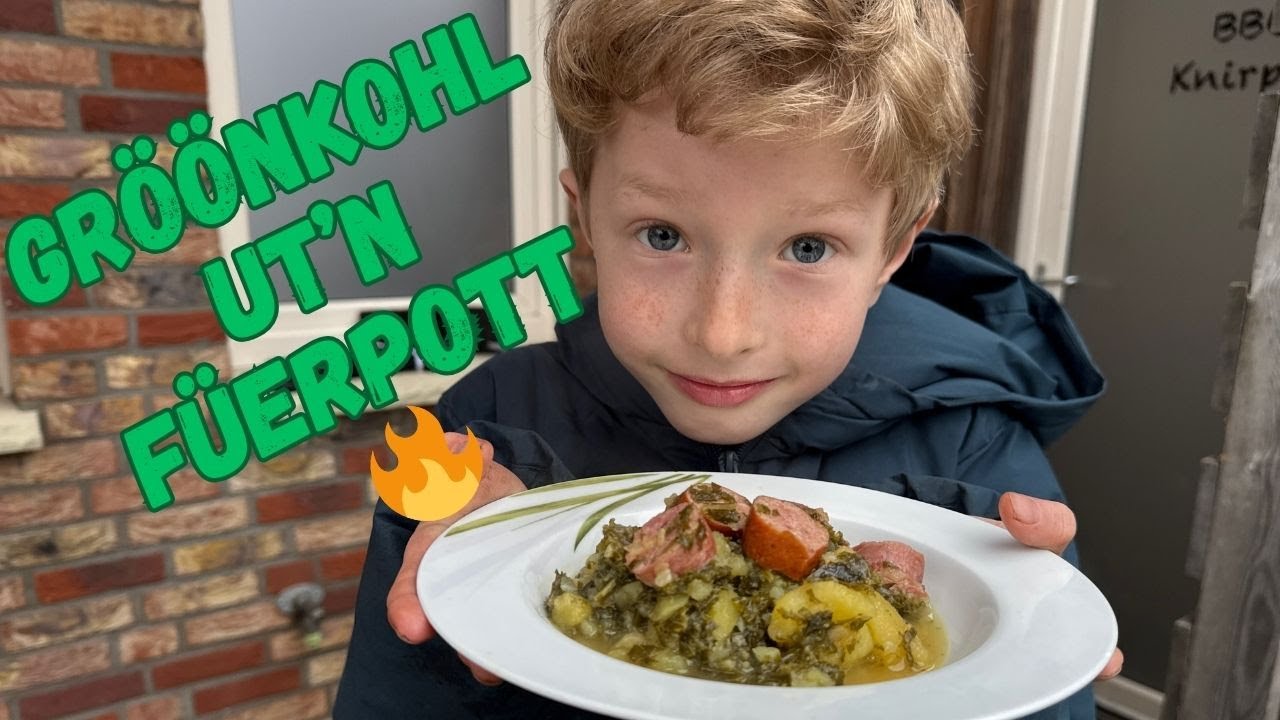 Norddeutscher Grünkohl aus dem Dutch Oven