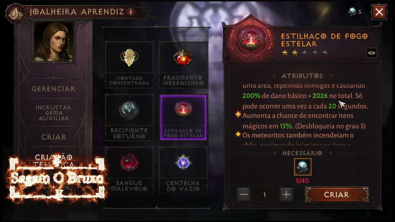 DIABLO IMMORTAL GEMAS LENDARIAS 5 ESTRELAS PARTE 2