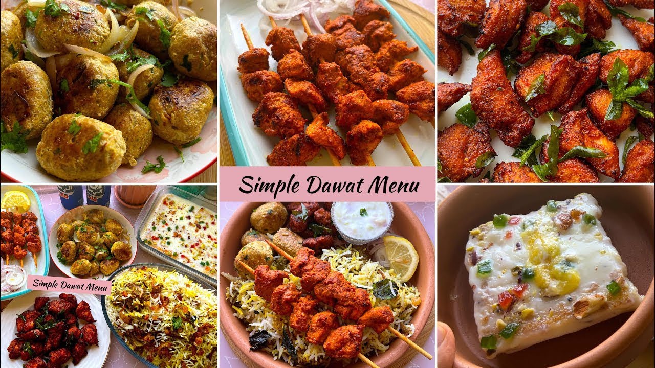 SIMPLE DAWAT MENU | Low Budget Dawat Recipes