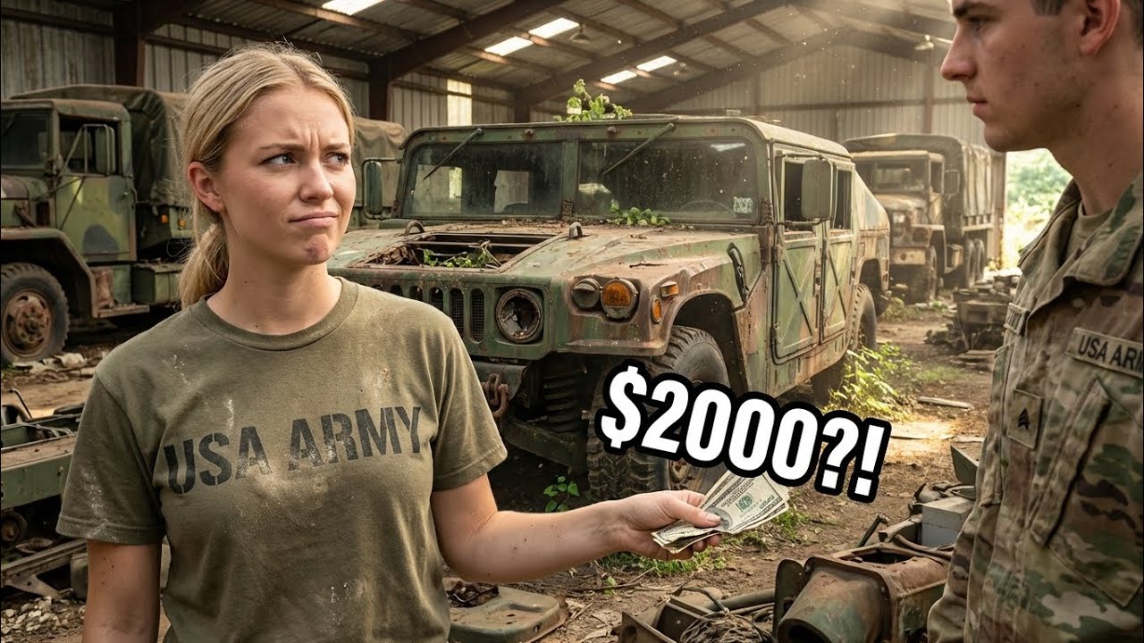 ASMR Restoration: US Military's 1985 Humvee Revival | 4k