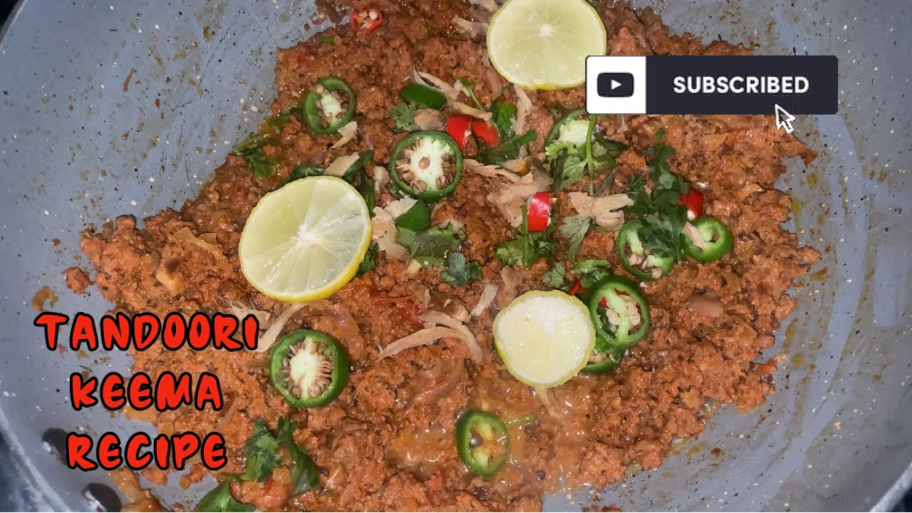 New Tandoori Keema Recipe | Smoked Tandoori keema Masala | ٹندوری قیمہ مصالحہ ریسپی 😊