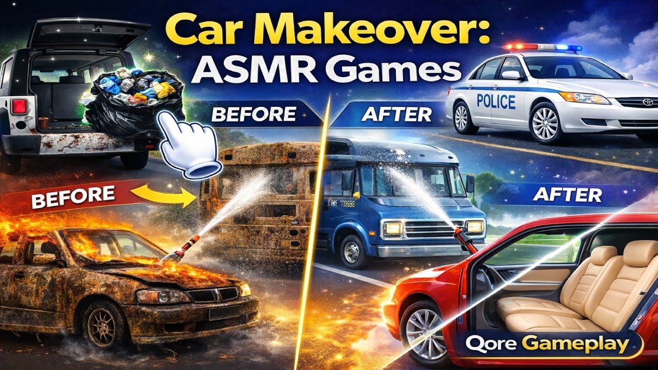 Car Makeover: ASMR Games | Deep Cleaning, Repair & Satisfying Gameplay (Android/iOS)