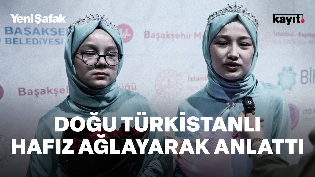 Doğu Türkistanlı soydaşları için hafız oldu