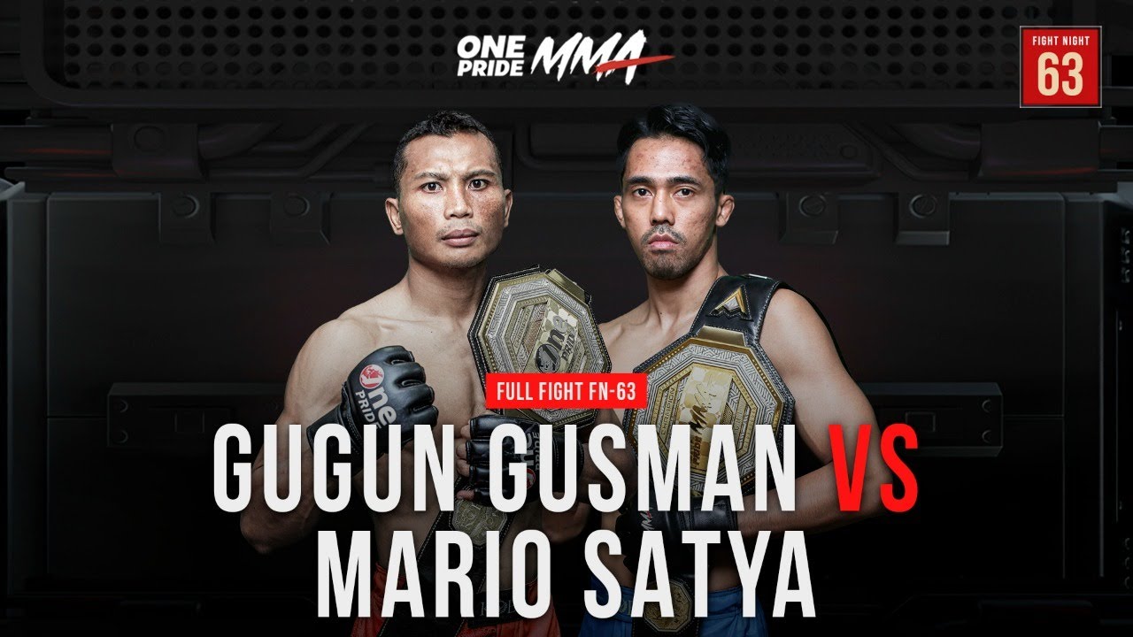 [Title Fight Bantamweight] Gugun Gusman Vs Mario Satya Wirawan | Full Fight One Pride MMA FN 63