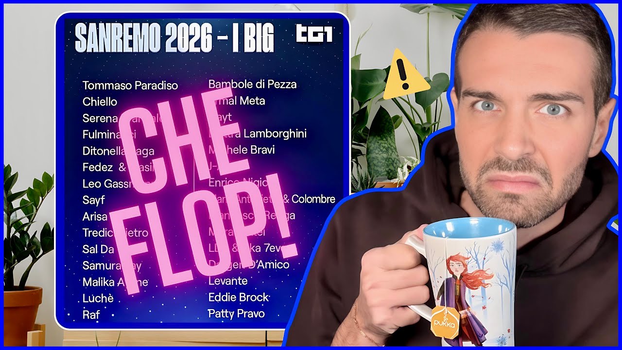 GIUDICHIAMO IL CAST FLOP DEI BIG DI SANREMO 2026: PERCHÉ TUTTI HANNO BOICOTTATO? | Spillin’ the tea🥤