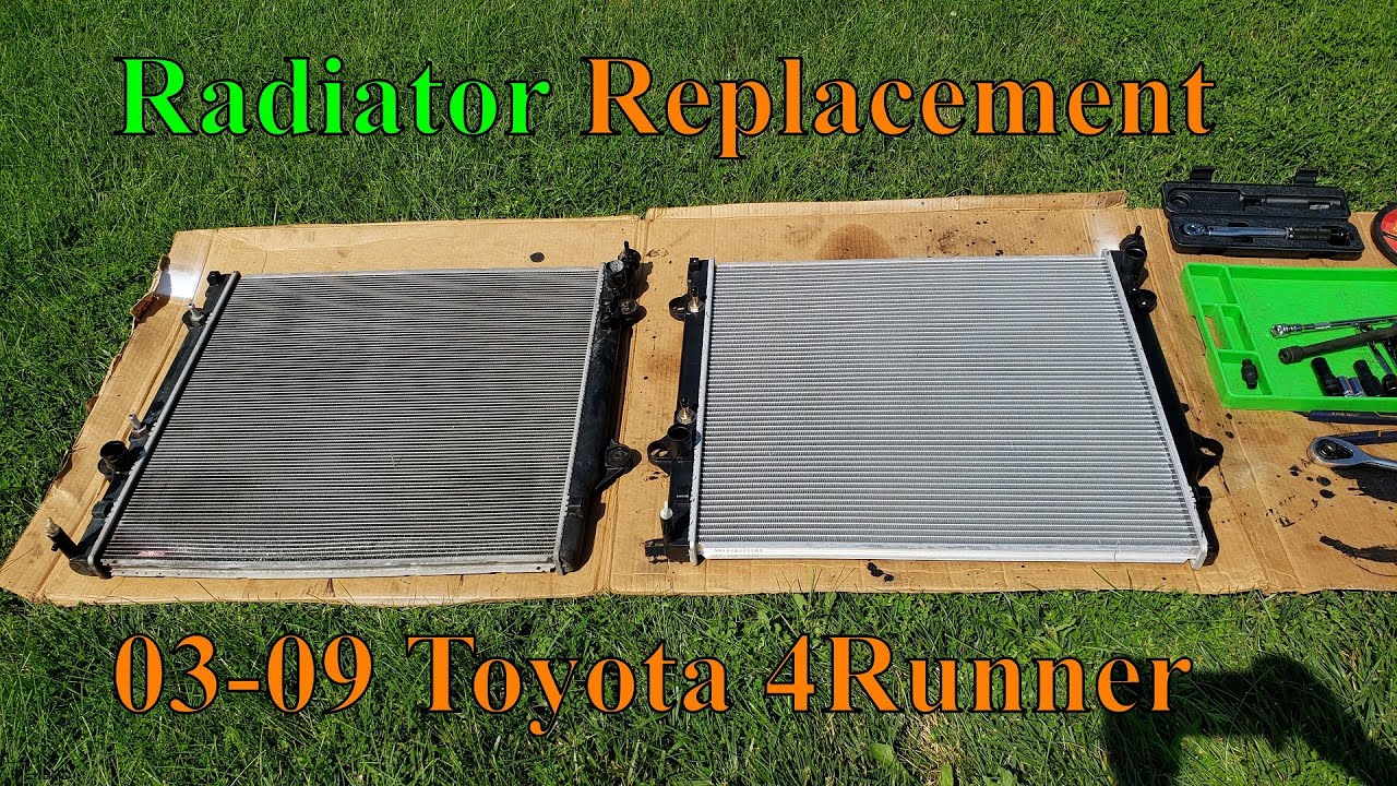 How to Replace Radiator 03-09 Toyota 4Runner