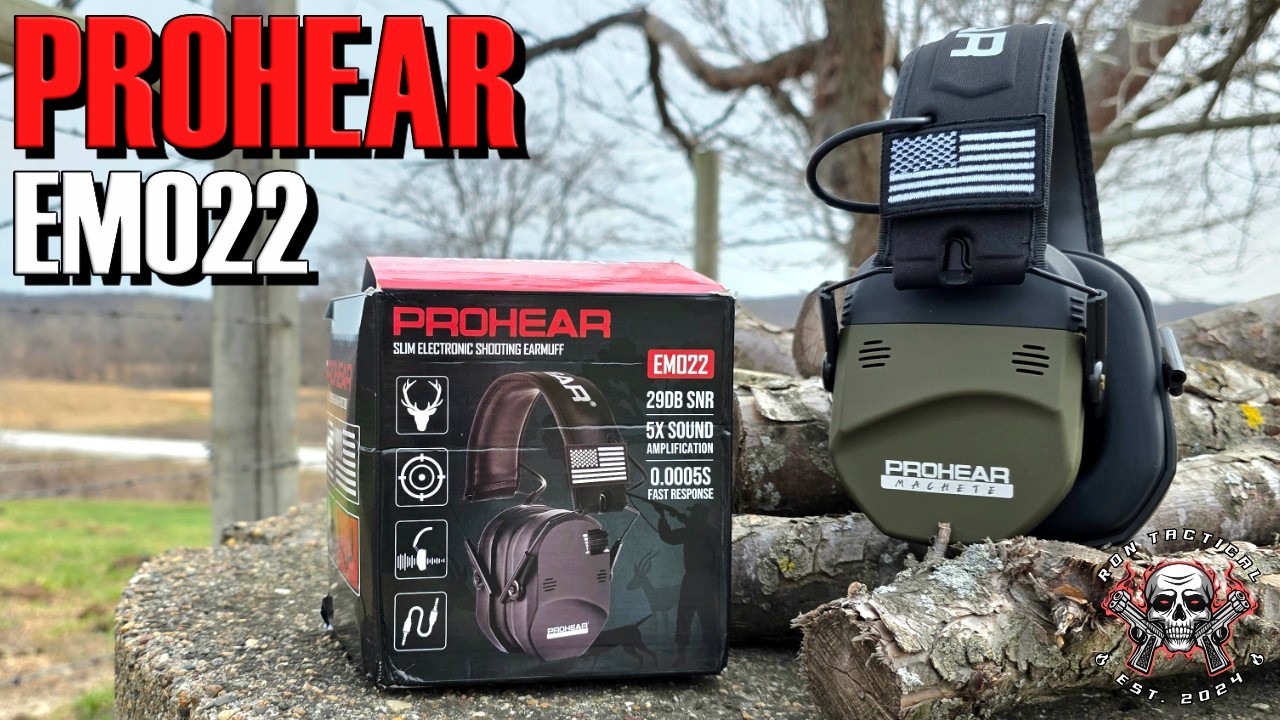 PROHEAR EM022 - Тонкие электронные стрелковые наушники