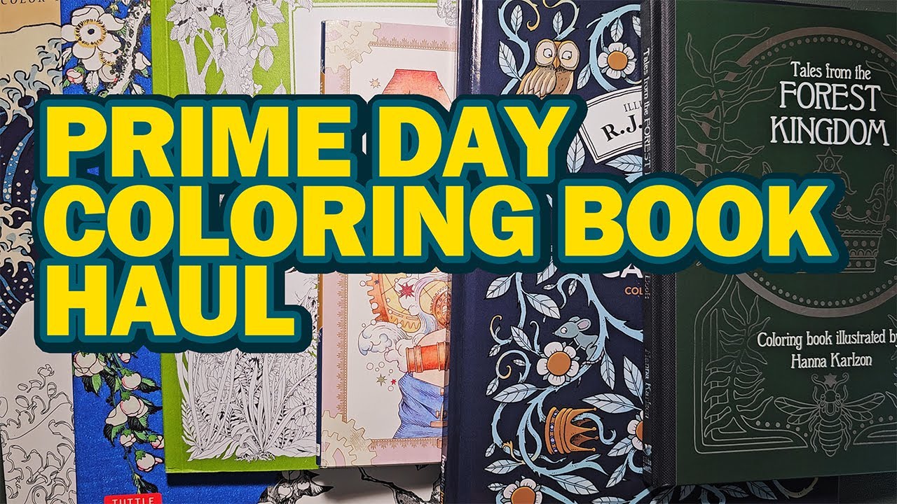 Prime Day Coloring Book Haul