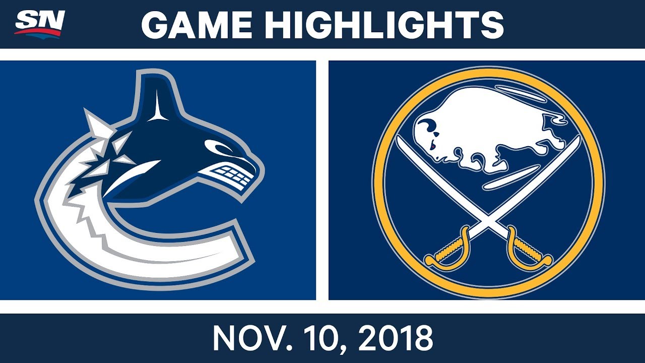 NHL Highlights | Canucks vs. Sabres – Nov. 10, 2018