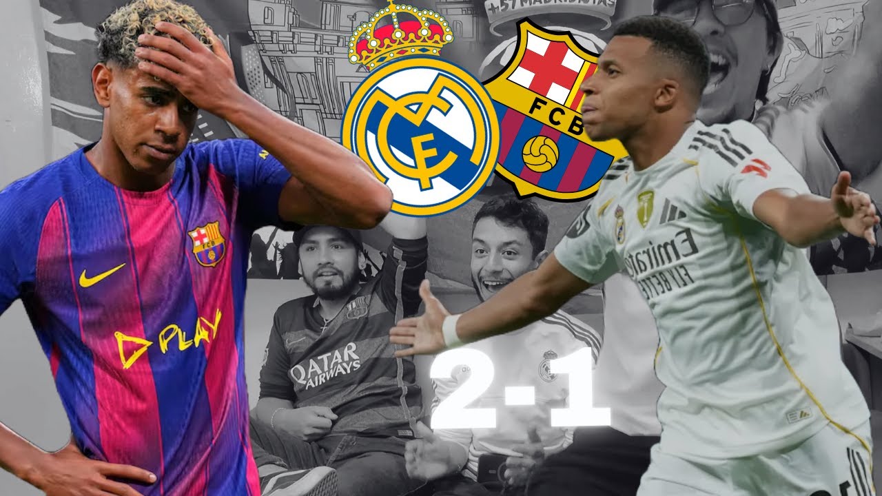 REAL MADRID 2-1 BARCELONA REACCIÓN #elclasico #realmadrid #barcelona