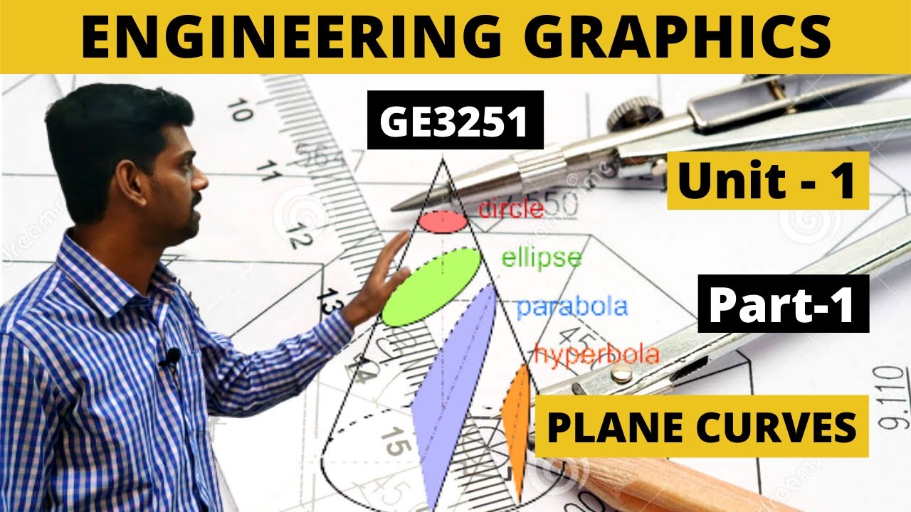 Ellipse, Parabola & Hyperbola| EG| Unit-I |Part-1 Engineering Graphics| GE3251| Plane Curves