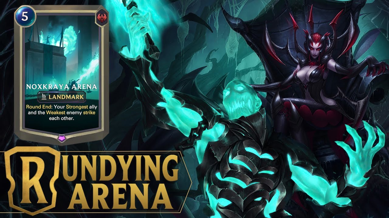 Undying Joins The Battle in Noxkraya Arena - Elise Deck - Legends of Runeterra Magic Misadventures