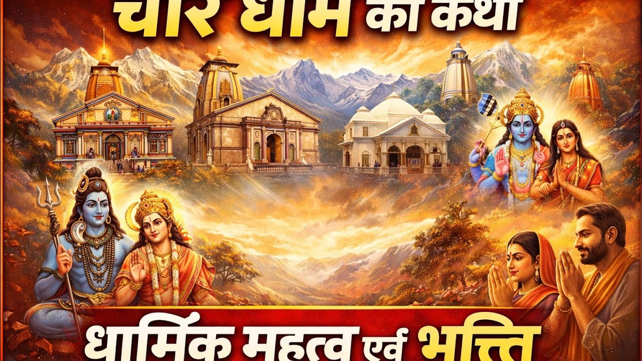 चार धाम यात्रा का वह सच जो 99% लोग नहीं जानते 🚩 | स्थापना का रहस्य 🙏 #CharDham #Sanatan🙏💐