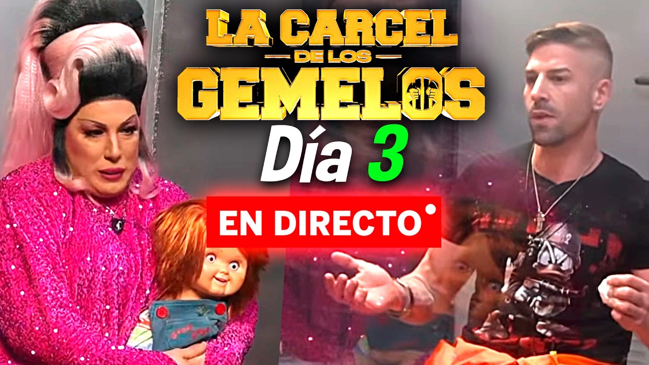 🔴 LABRADOR vs CHERILYN DIVINE en LA CÁRCEL DE LOS GEMELOS - DIRECTO COMENTADO (DÍA 3)