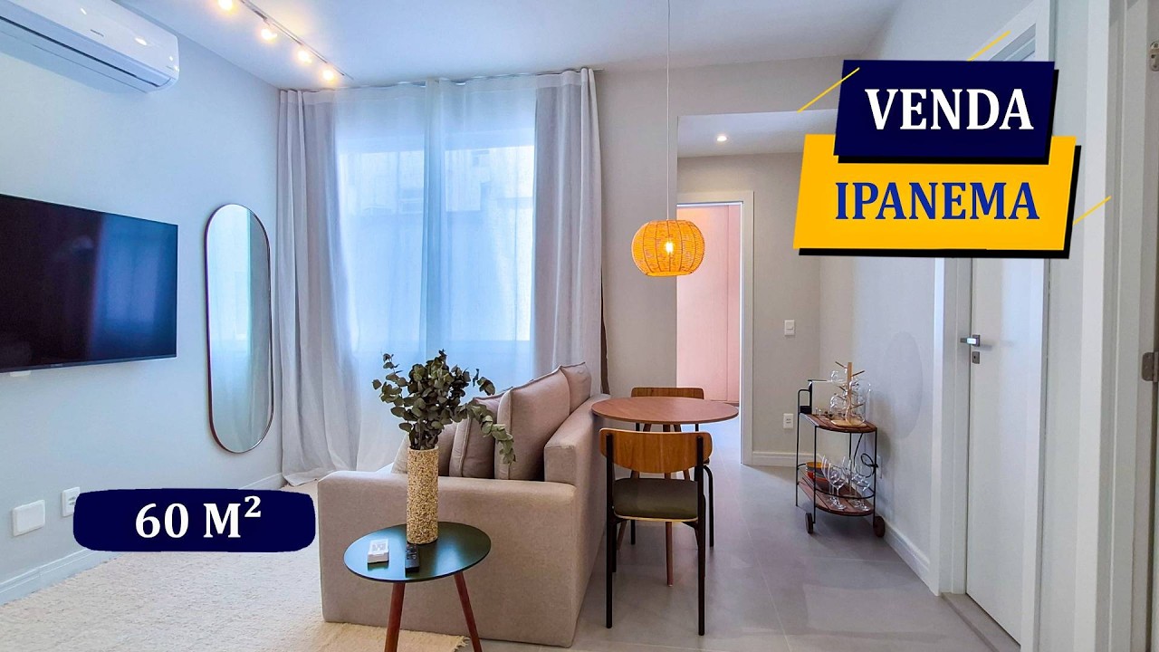 IPANEMA QUADRA DA PRAIA POSTO 10 REFORMADÍSSIMO PREMIUM PORTEIRA FECHADA 60M² 2 QUARTOS COM VAGA