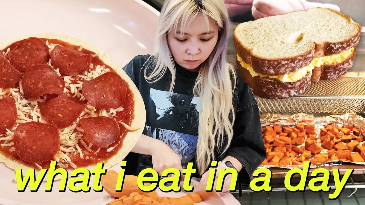 what i eat in a day (easy + home cooked)
