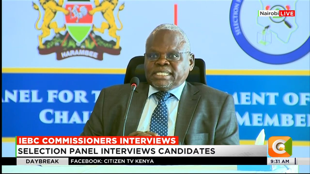 IEBC Commissioners interviews: Francis Odhiambo Aduol faces the IEBC selection panel