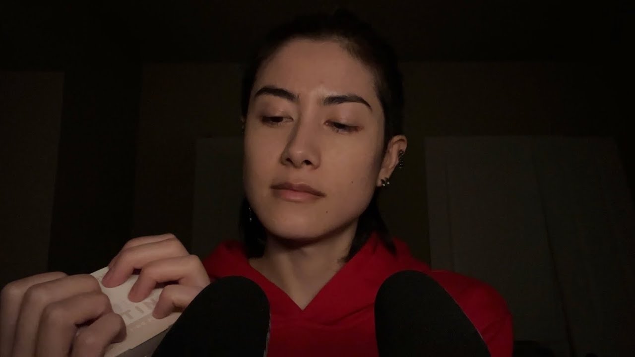 Sound assortment ASMR + a bit of whispering/soft speaking