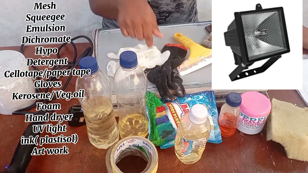 Screen printing 101: Introduction to screen printing.Screen printing for beginners.