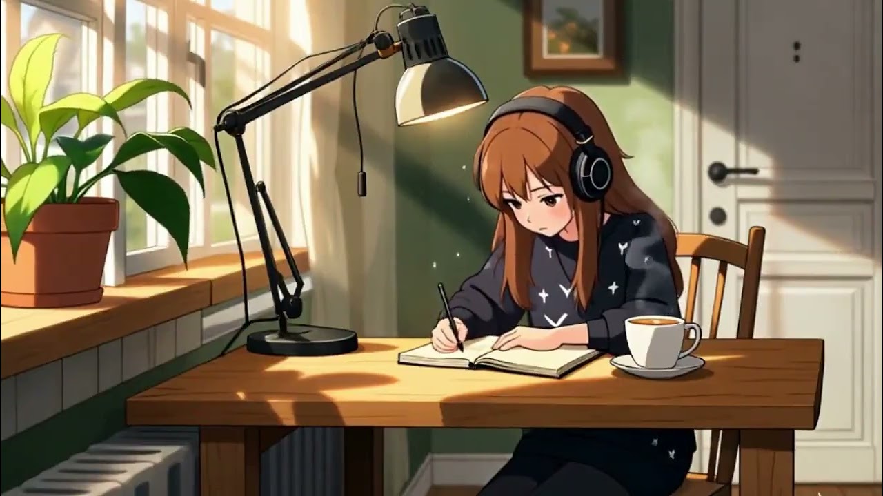 Cozy Room Rain Lofi Hip Hop – Relaxing Beats for Study, Work, Focus & Sleep
