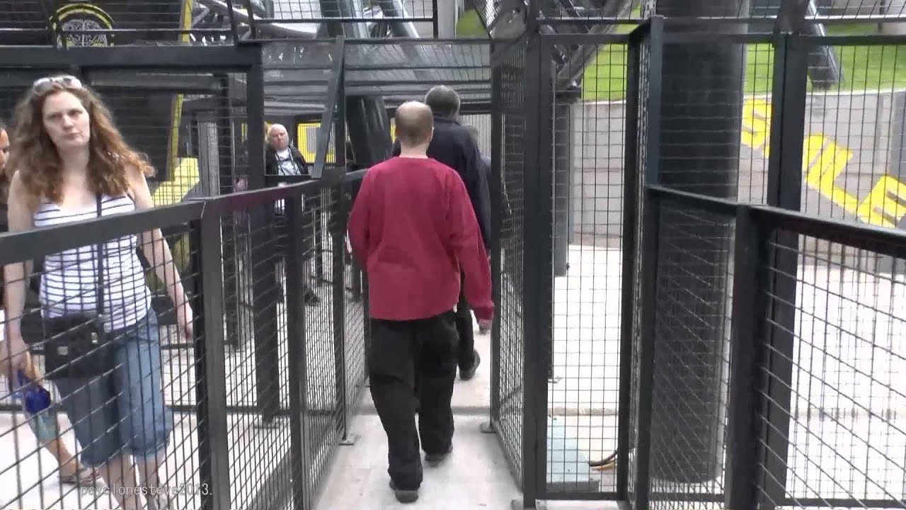 The Smiler, Alton Towers,  Queue Pen !