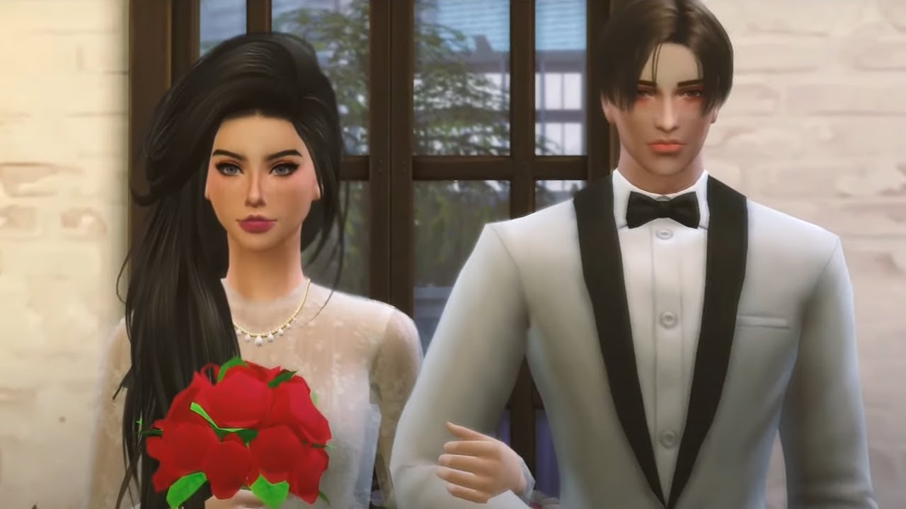 MARRIED TO A VAMPIRE BOY 🧛 | SIMS 4 LOVE STORY