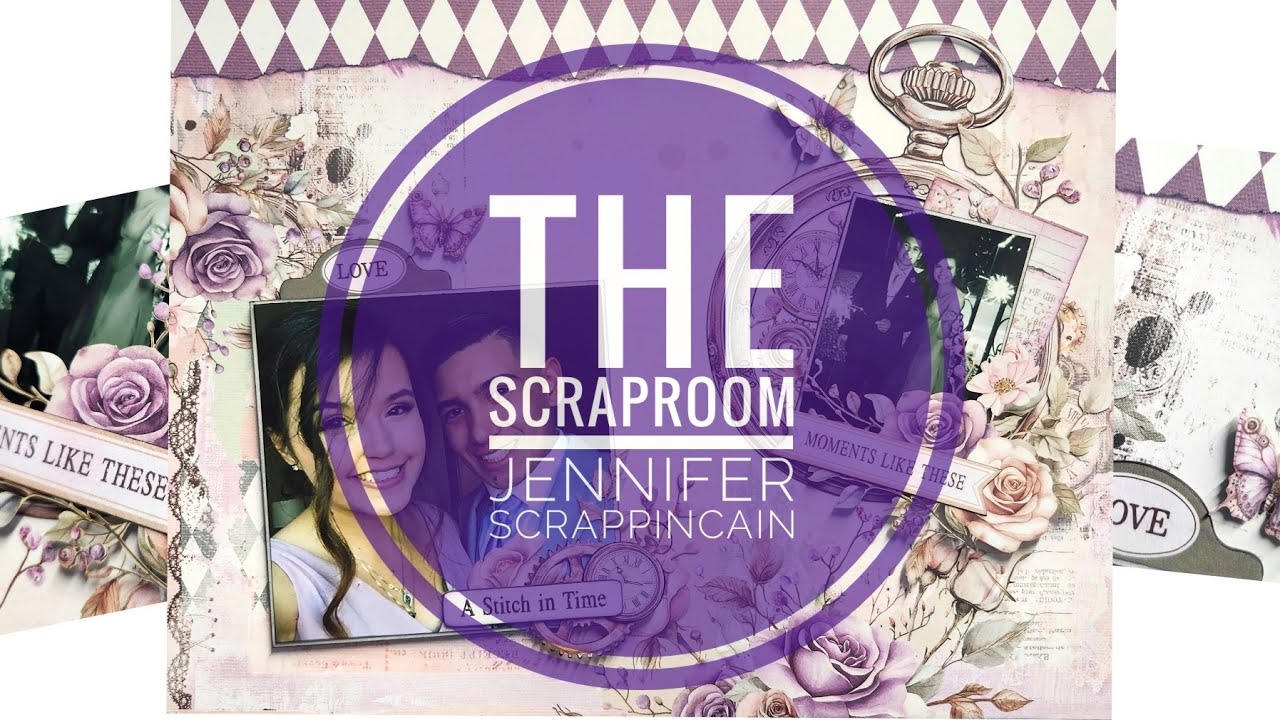 The Scraproom | 49 and Market Echoes of Time | 11x8 1/2 Layout 