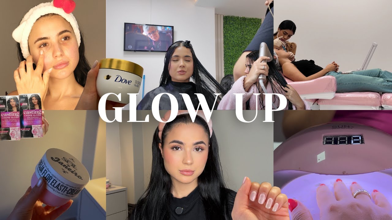 GLOW UP DE ANIVERSÁRIO ♡ CORTEI E PINTEI O CABELO, 1ML DE PREENCHIMENTO LABIAL, BANHO PREMIUM, GRWM.