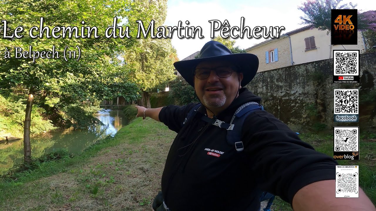 Le chemin du Martin pêcheur à Belpech