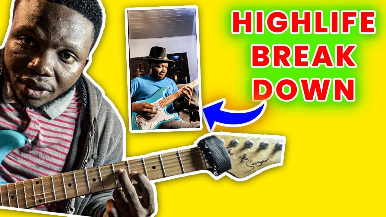 Very Basic Highlife Guitar Tutorial for Beginner| Learn Highlife Guitar lines
