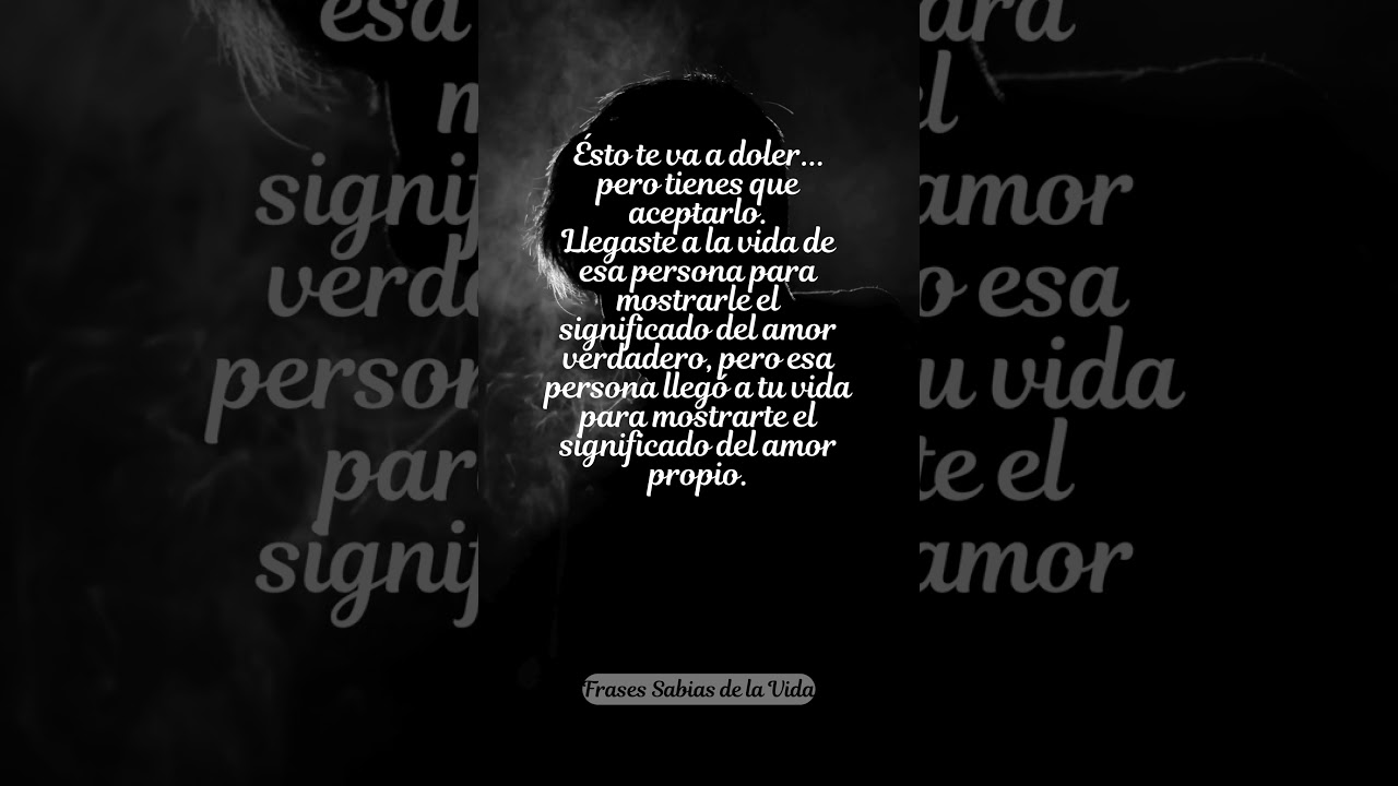 Esto te va a doler/Frases tristes de amor y desamor💆&zwj;♀️💆&zwj;♂️💛💚💙#viral #short #frases #dolor