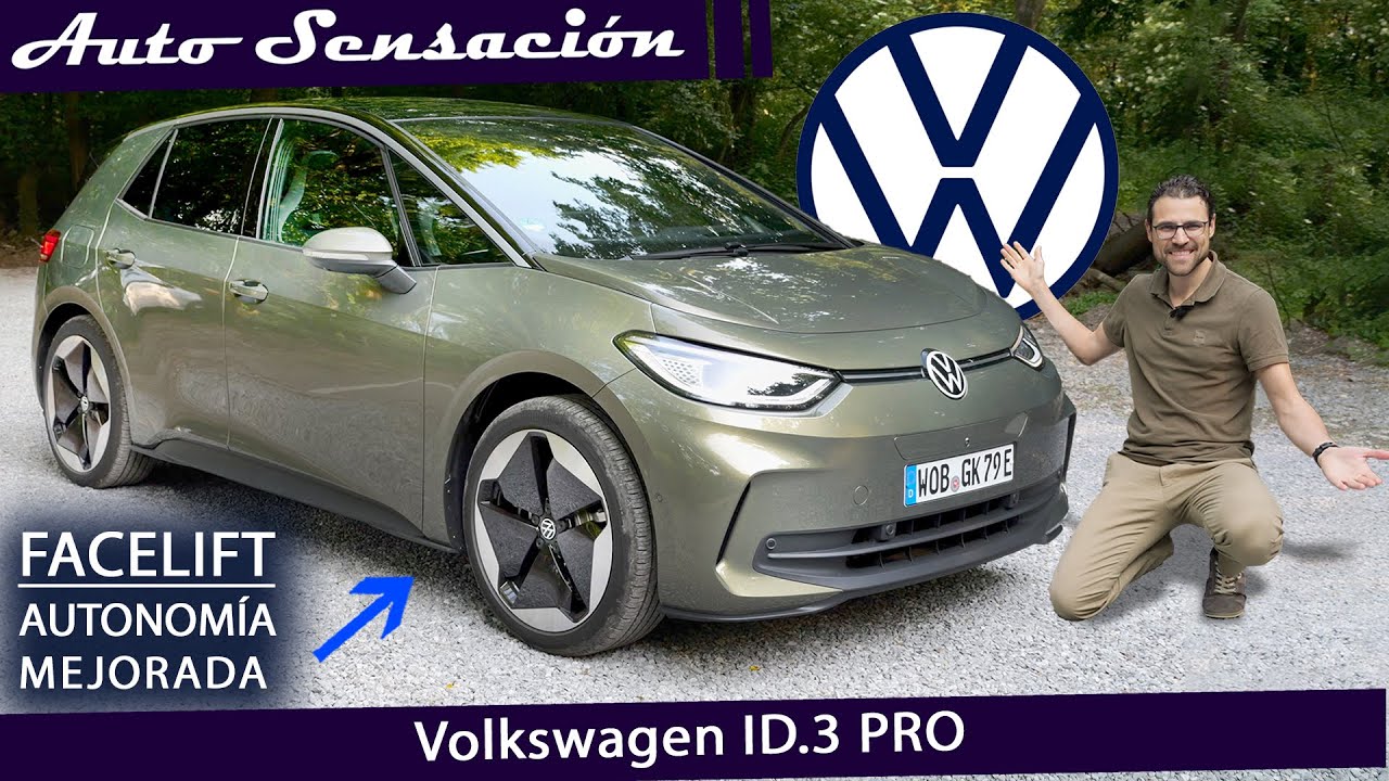 Prueba Volkswagen Id 3 Pro Facelift 2023 .  Actualizado para ser más GOLF y consumir menos.