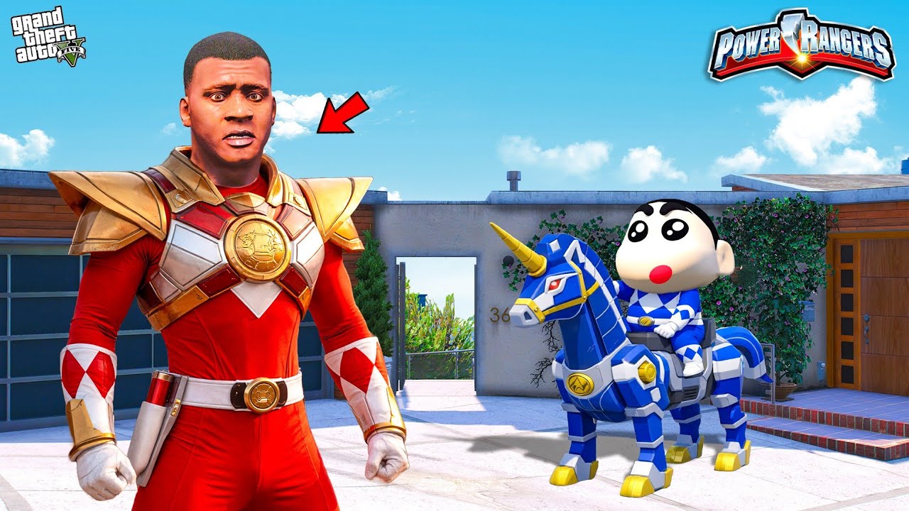 Franklin Become A Power Ranger in GTA 5