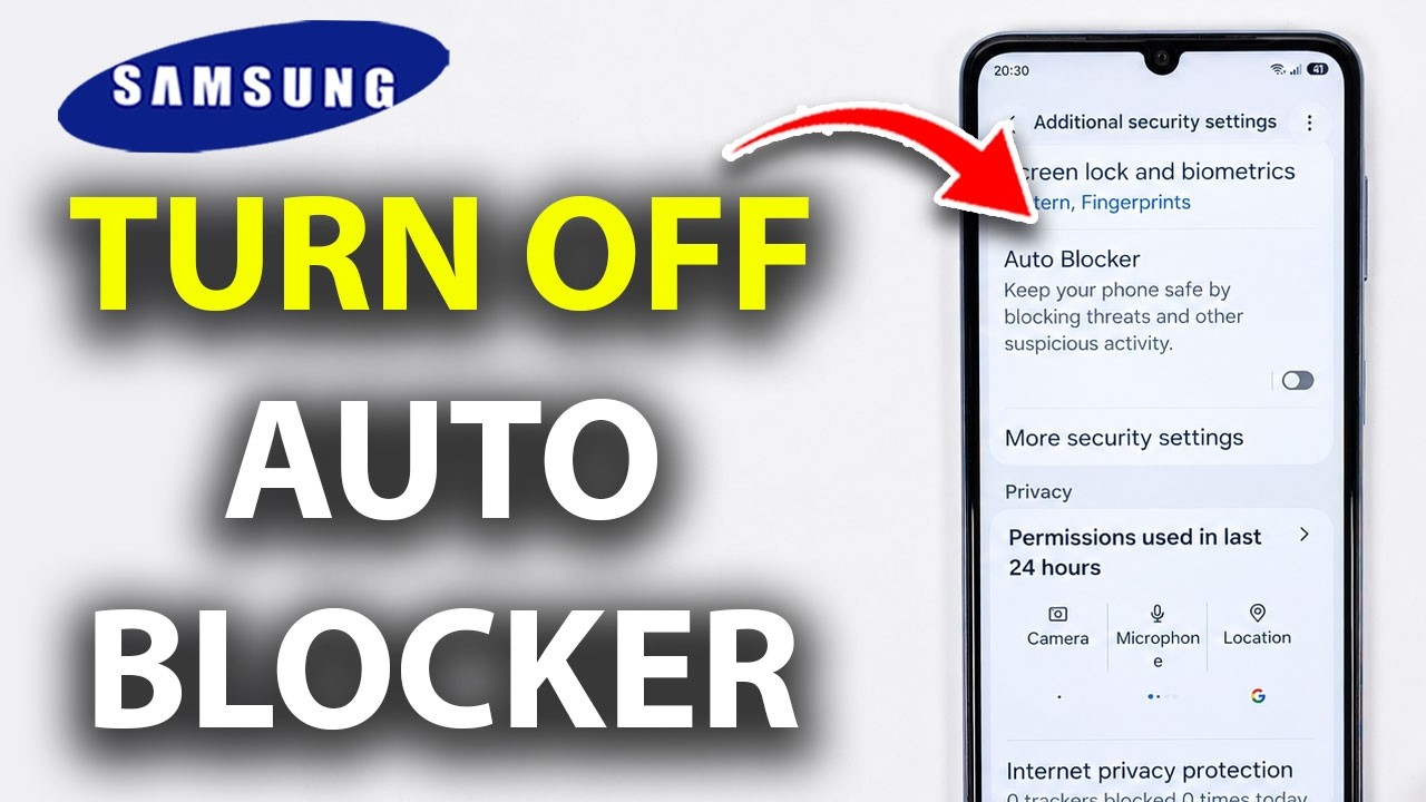 Samsung Phone: How to Disable Auto Blocker (Full Guide)