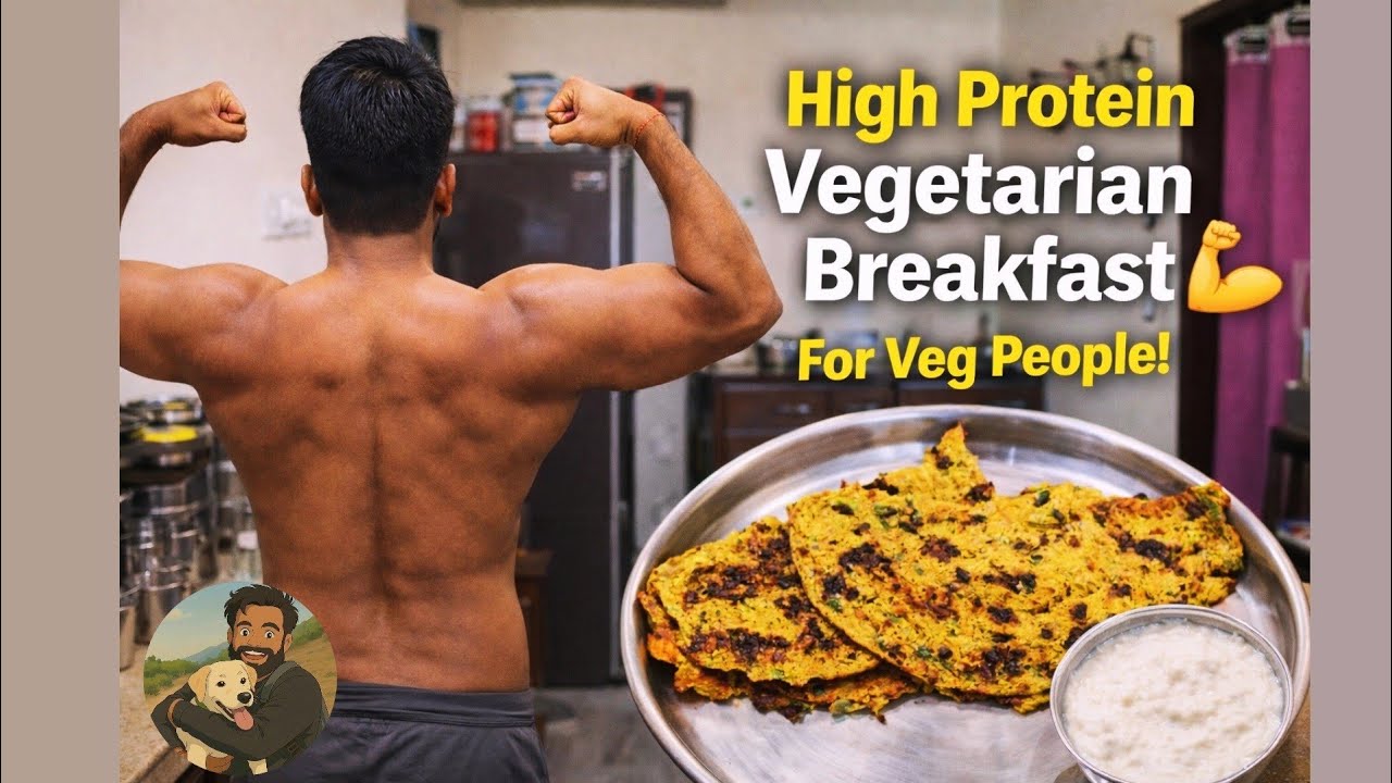 High Protein Vegetarian Breakfast 💪 | Besan Chi Poli Recipe | Healthy Marathi Style 😎