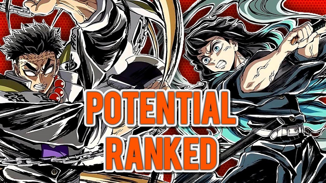 Hashira Ranked by Potential/Talent
