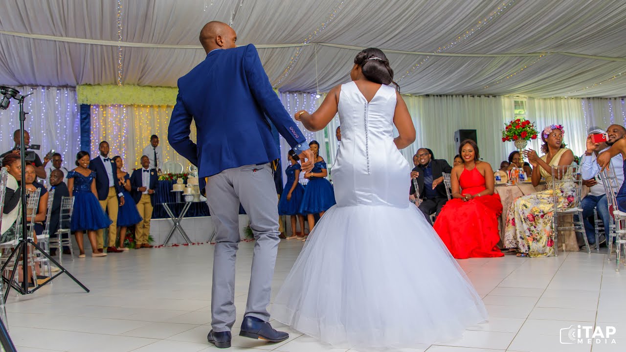 Bride & Groom's epic reception entrance dance