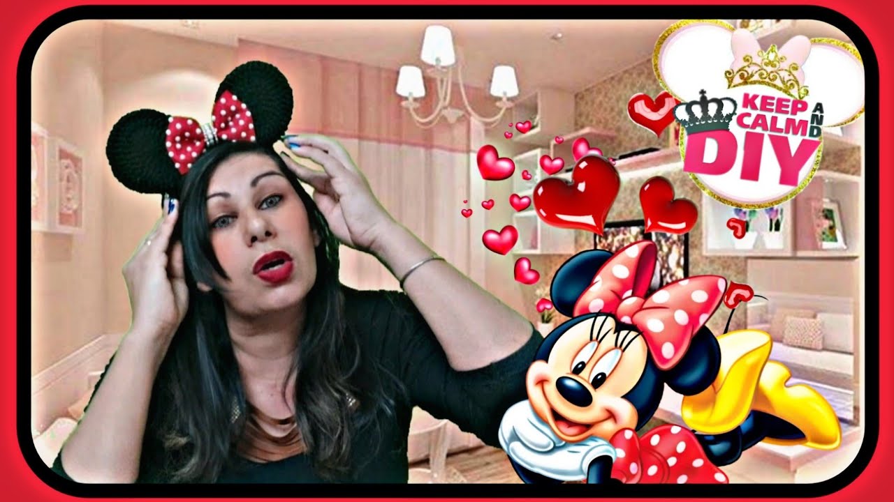 ✂️Diy ✂️ Tiara Minnie Molde passo a passo Exclusivo para voc&ecirc;s!!!