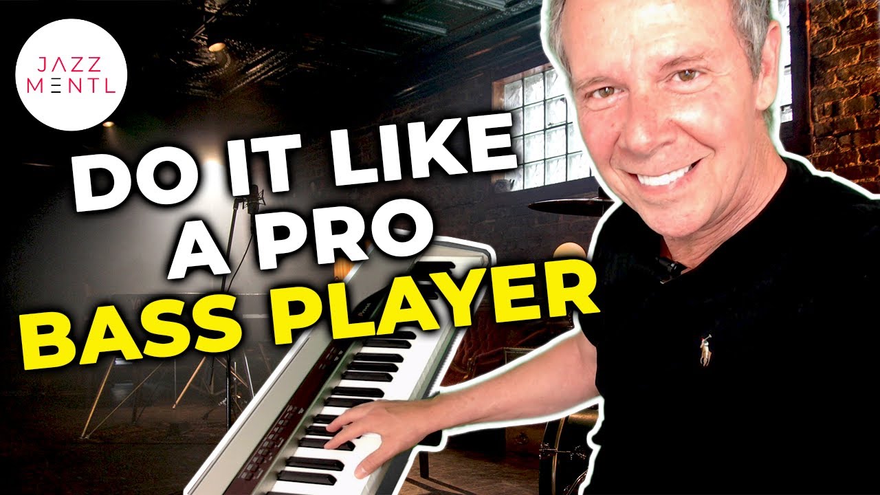 How to Play a Walking Bass Line on Piano | Autumn Leaves Jazz Piano Part 2