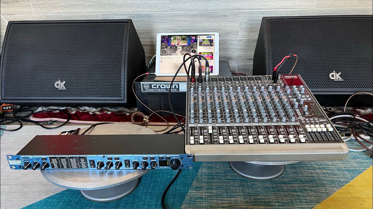 Effects rời lexicon mx200 ghép mixer bàn mackie 1642 vlz3