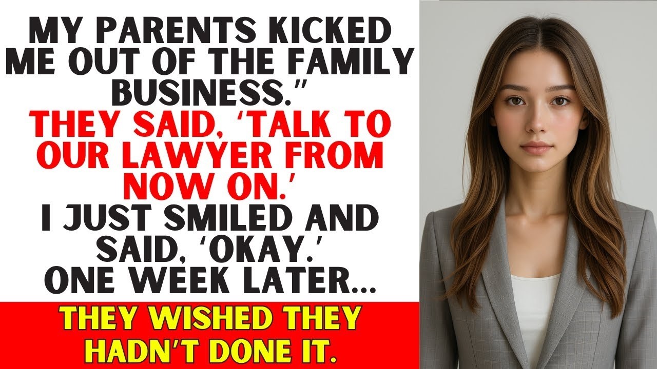 My Parents Said, “You’re Fired. Any Contact will be Through Our Lawyer.” I Simply Smiled and Took...