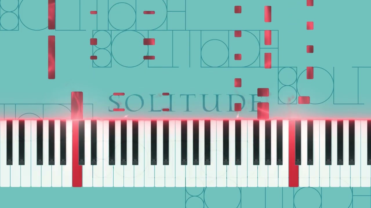 Solitude - Guilherme Veroneze [Piano Tutorial Visualiser]