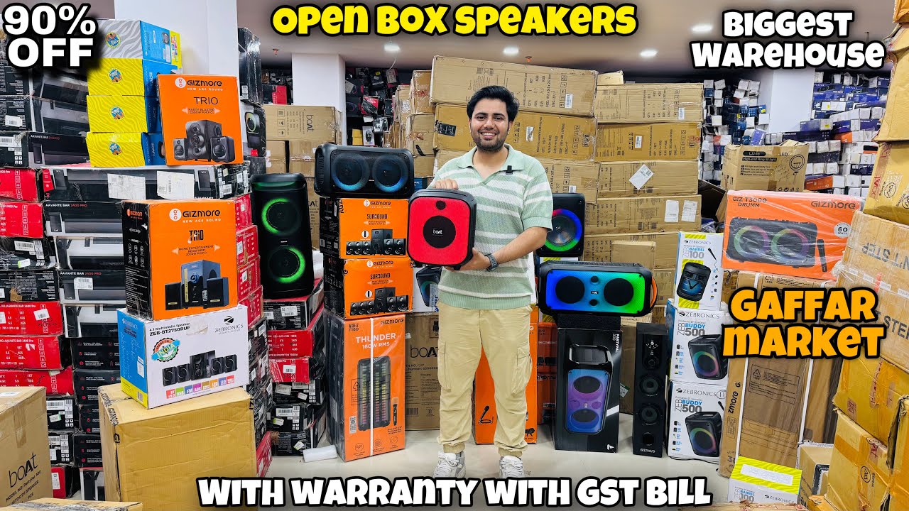 Original Open Box Speakers| flat 90% Off| 100% Original| With Warranty with bill | Dl84vlogs