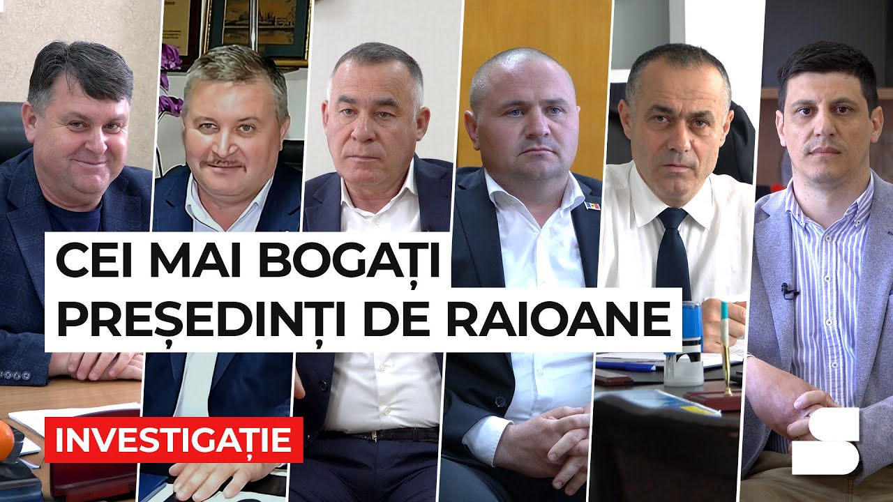 Investigație: Cei mai bogați președinți de raioane