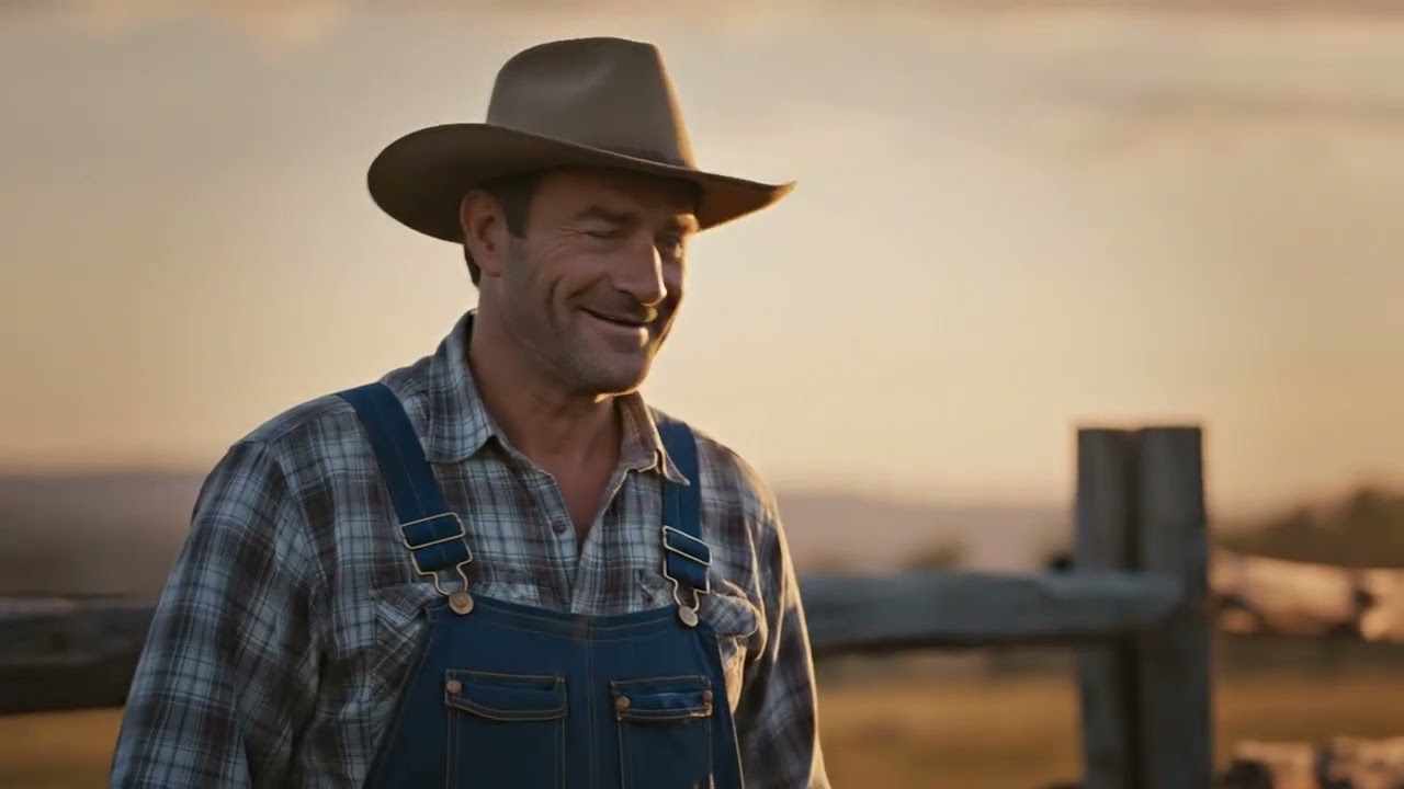 Squatting Farm Runaway Cow FILM