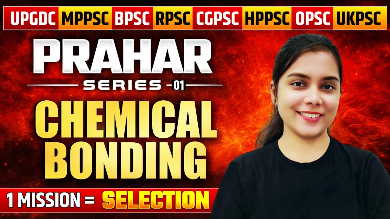 Chemical Bonding 🔥 Assistant Professor All States🎯 1 Mission - Selection