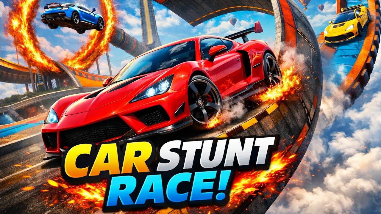 Extreme Car driving Stunt Racing 