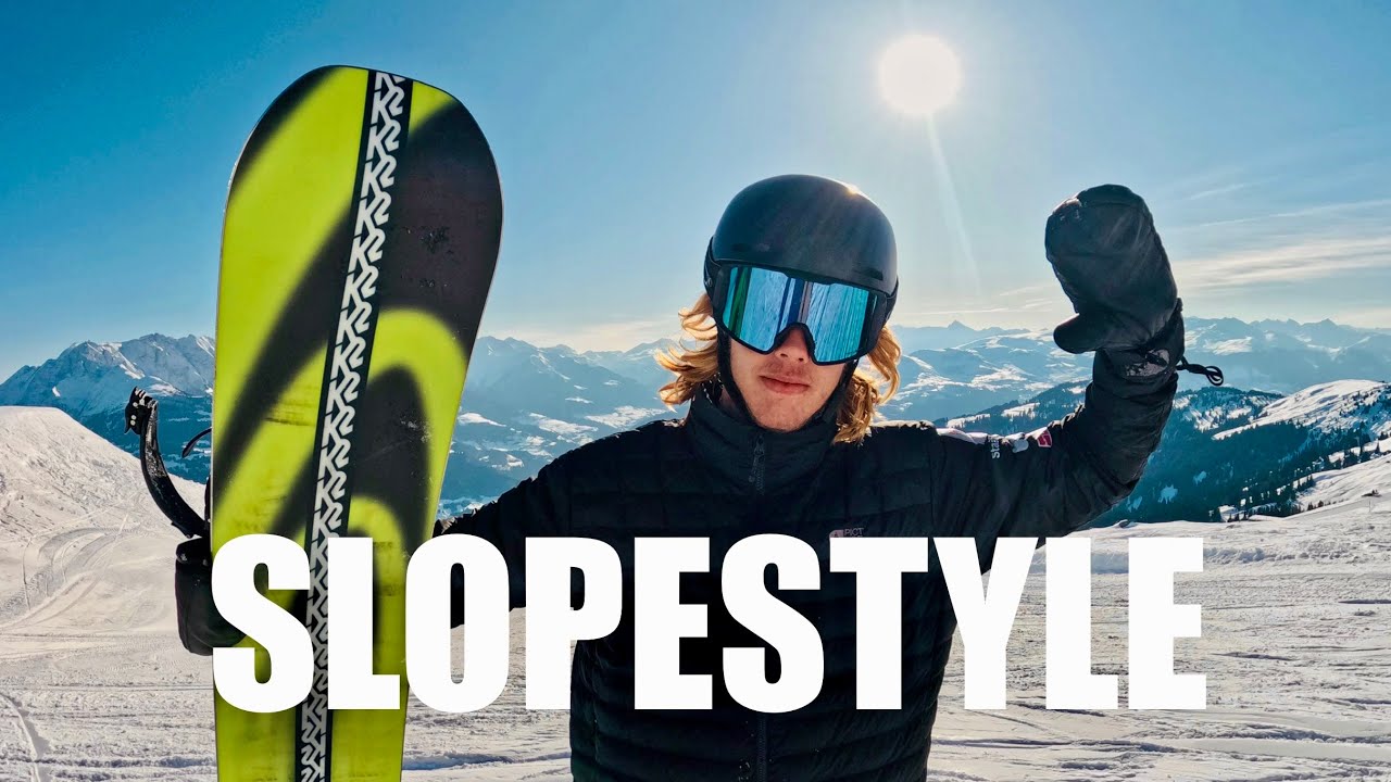 Epic Slopestyle training laps in LAAX with sleds